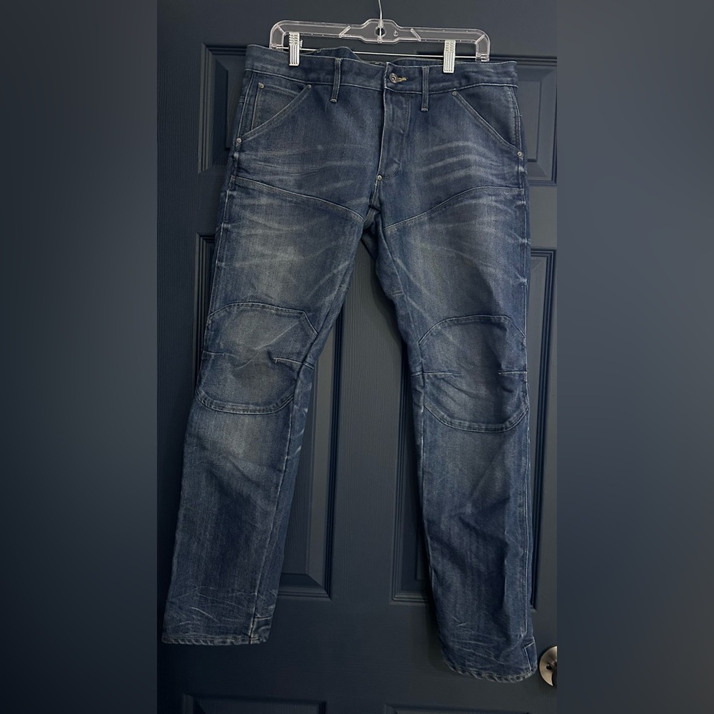 G-Star Raw 5620 Bike 3D Low Tapered Jeans Mens 34x32